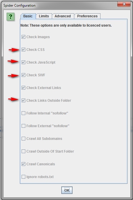 Accelerate scans by removing unnecessary fields in the Screaming Frog